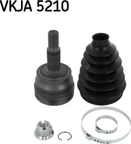 SKF VKJA 5210 - Šarnīru komplekts, Piedziņas vārpsta www.autospares.lv