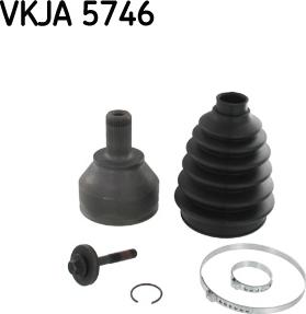 SKF VKJA 5746 - Šarnīru komplekts, Piedziņas vārpsta www.autospares.lv