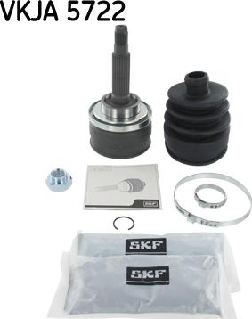 SKF VKJA 5722 - Šarnīru komplekts, Piedziņas vārpsta autospares.lv