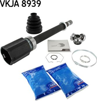 SKF VKJA 8939 - Šarnīru komplekts, Piedziņas vārpsta www.autospares.lv