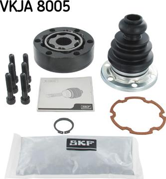 SKF VKJA 8005 - Шарнирный комплект, ШРУС, приводной вал www.autospares.lv