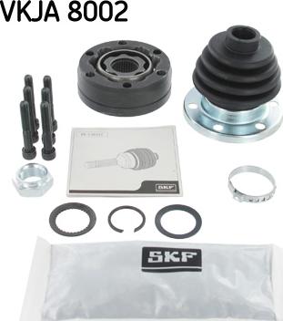 SKF VKJA 8002 - Šarnīru komplekts, Piedziņas vārpsta www.autospares.lv