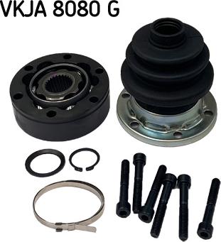 SKF VKJA 8080 G - Šarnīru komplekts, Piedziņas vārpsta www.autospares.lv