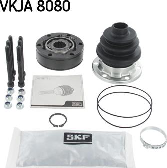 SKF VKJA 8080 - Šarnīru komplekts, Piedziņas vārpsta www.autospares.lv