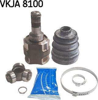 SKF VKJA 8100 - Šarnīru komplekts, Piedziņas vārpsta www.autospares.lv