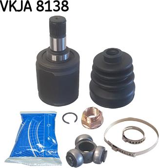 SKF VKJA 8138 - Šarnīru komplekts, Piedziņas vārpsta www.autospares.lv