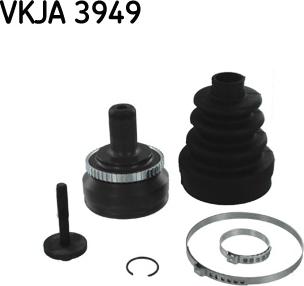 SKF VKJA 3949 - Šarnīru komplekts, Piedziņas vārpsta www.autospares.lv