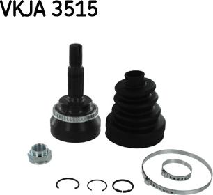 SKF VKJA 3515 - Šarnīru komplekts, Piedziņas vārpsta www.autospares.lv