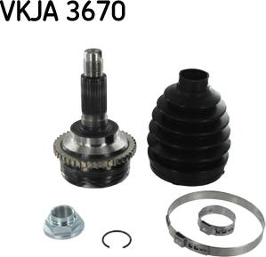 SKF VKJA 3670 - Šarnīru komplekts, Piedziņas vārpsta www.autospares.lv