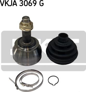 SKF VKJA 3069 G - Шарнирный комплект, ШРУС, приводной вал www.autospares.lv