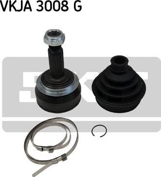 SKF VKJA 3008 G - Šarnīru komplekts, Piedziņas vārpsta www.autospares.lv