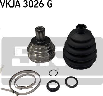 SKF VKJA 3026 G - Šarnīru komplekts, Piedziņas vārpsta www.autospares.lv