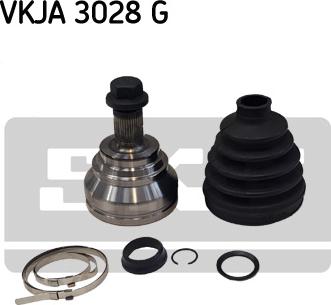 SKF VKJA 3028 G - Шарнирный комплект, ШРУС, приводной вал www.autospares.lv