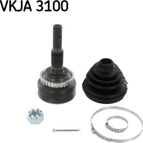 SKF VKJA 3100 - Šarnīru komplekts, Piedziņas vārpsta www.autospares.lv