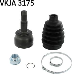 SKF VKJA 3175 - Šarnīru komplekts, Piedziņas vārpsta www.autospares.lv