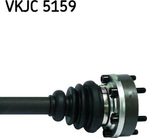 SKF VKJC 5159 - Piedziņas vārpsta autospares.lv