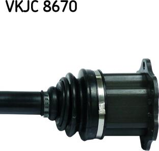 SKF VKJC 8670 - Piedziņas vārpsta autospares.lv