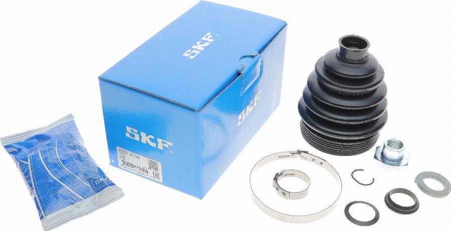 SKF VKJP 3158 - Putekļusargs, Piedziņas vārpsta www.autospares.lv