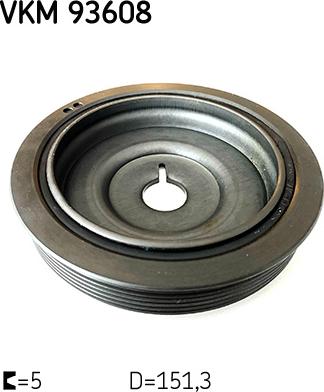 SKF VKM 93608 - Piedziņas skriemelis, Kloķvārpsta www.autospares.lv