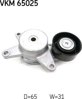 SKF VKM 65025 - Parazīt / Vadrullītis, Ķīļrievu siksna www.autospares.lv