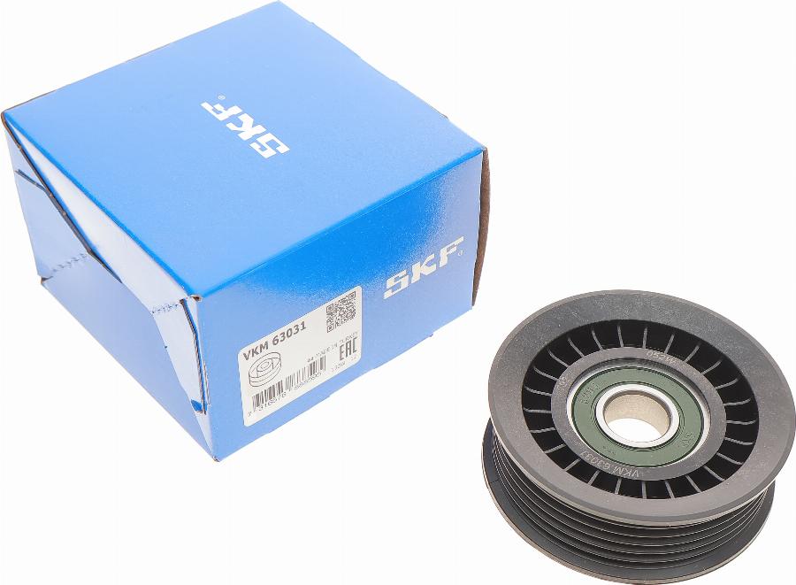 SKF VKM 63031 - Parazīt / Vadrullītis, Ķīļrievu siksna www.autospares.lv