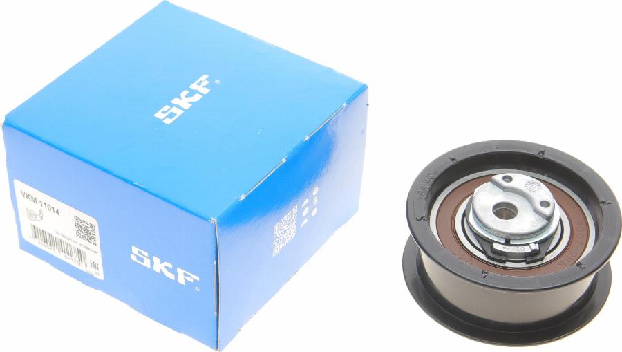 SKF VKM 11014 - Spriegotājrullītis, Gāzu sadales mehānisma piedziņas siksna www.autospares.lv