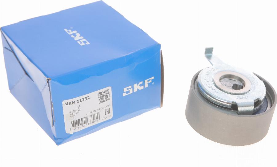 SKF VKM 11332 - Spriegotājrullītis, Gāzu sadales mehānisma piedziņas siksna autospares.lv