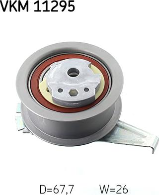 SKF VKM11295 - Натяжной ролик, зубчатый ремень ГРМ www.autospares.lv