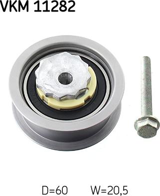 SKF VKM 11282 - Натяжной ролик, зубчатый ремень ГРМ www.autospares.lv