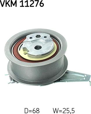 SKF VKM 11276 - Spriegotājrullītis, Gāzu sadales mehānisma piedziņas siksna autospares.lv