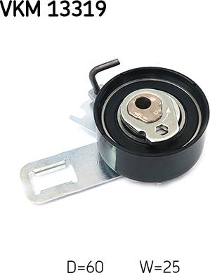 SKF VKM 13319 - Натяжной ролик, зубчатый ремень ГРМ www.autospares.lv