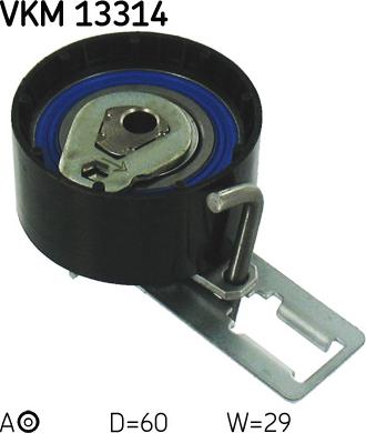 SKF VKM 13314 - Tensioner Pulley, timing belt www.autospares.lv