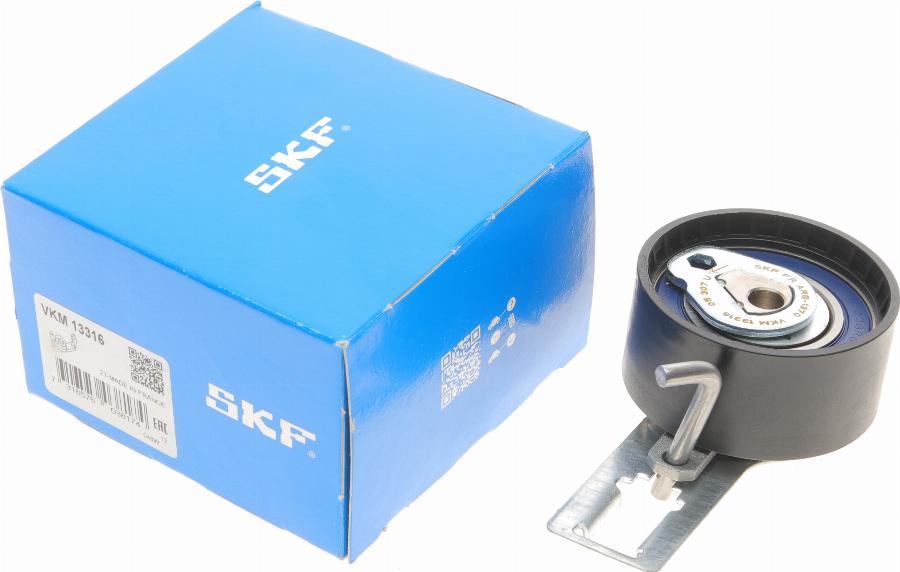 SKF VKM 13316 - Spriegotājrullītis, Gāzu sadales mehānisma piedziņas siksna www.autospares.lv