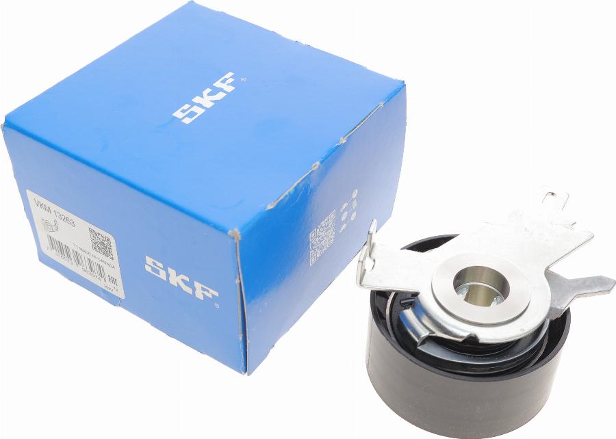 SKF VKM 13263 - Spriegotājrullītis, Gāzu sadales mehānisma piedziņas siksna www.autospares.lv