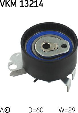 SKF VKM 13214 - Натяжной ролик, зубчатый ремень ГРМ www.autospares.lv