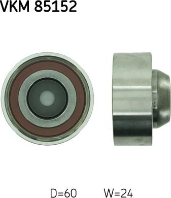 SKF VKM 85152 - Parazīt / Vadrullītis, Zobsiksna www.autospares.lv