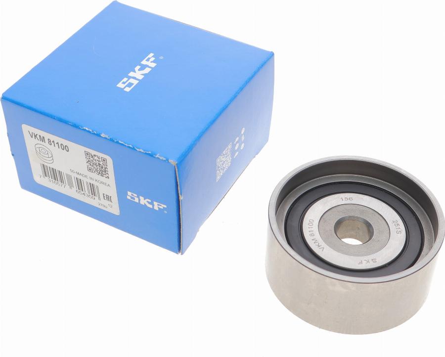 SKF VKM 81100 - Deflection / Guide Pulley, timing belt www.autospares.lv