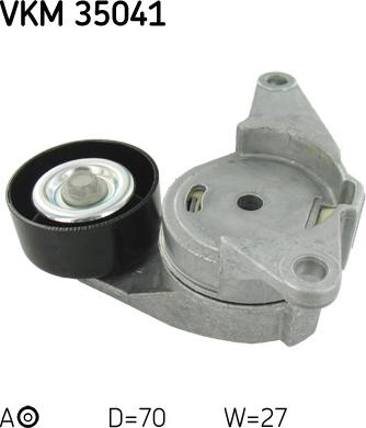 SKF VKM 35041 - Ролик, поликлиновый ремень www.autospares.lv