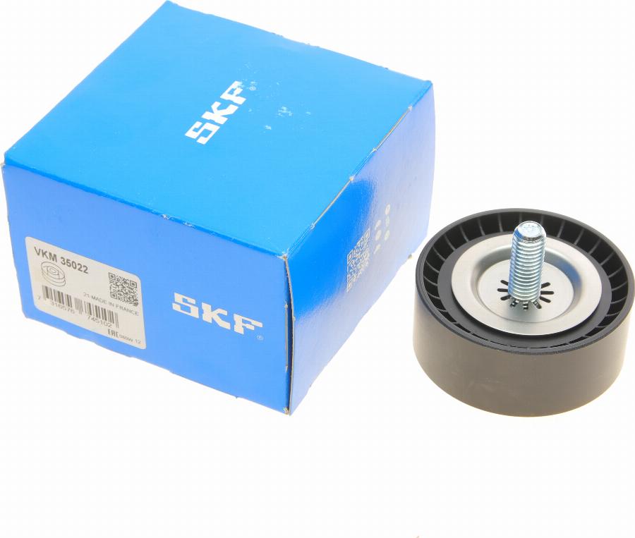 SKF VKM 35022 - Parazīt / Vadrullītis, Ķīļrievu siksna www.autospares.lv