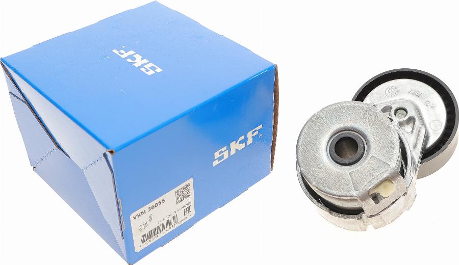 SKF VKM 36055 - Parazīt / Vadrullītis, Ķīļrievu siksna www.autospares.lv