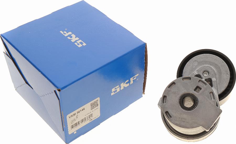 SKF VKM 36146 - Ролик, поликлиновый ремень www.autospares.lv