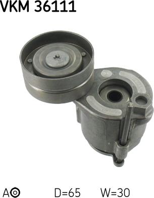 SKF VKM 36111 - Parazīt / Vadrullītis, Ķīļrievu siksna www.autospares.lv