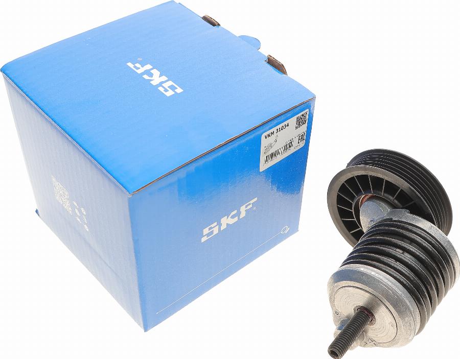 SKF VKM 31034 - Parazīt / Vadrullītis, Ķīļrievu siksna autospares.lv