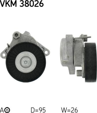 SKF VKMA 38034 - Поликлиновый ременный комплект www.autospares.lv