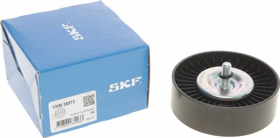 SKF VKM 38073 - Parazīt / Vadrullītis, Ķīļrievu siksna www.autospares.lv