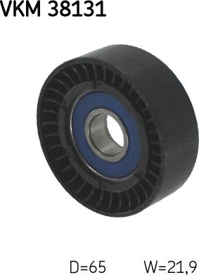 SKF VKM 38131 - Parazīt / Vadrullītis, Ķīļrievu siksna autospares.lv