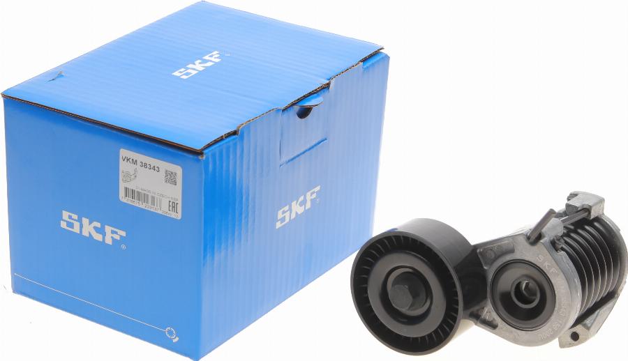 SKF VKM 38343 - Parazīt / Vadrullītis, Ķīļrievu siksna autospares.lv