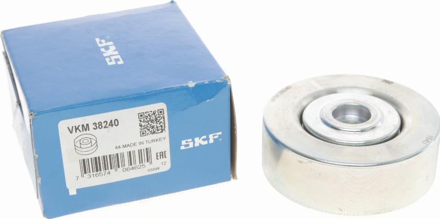 SKF VKM 38240 - Parazīt / Vadrullītis, Ķīļrievu siksna www.autospares.lv