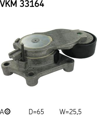 SKF VKM 33164 - Parazīt / Vadrullītis, Ķīļrievu siksna autospares.lv