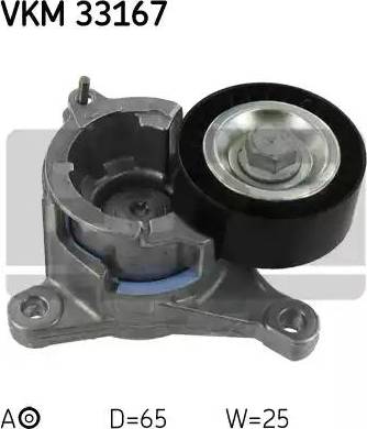 SKF VKM 33167 - Натяжитель, поликлиновый ремень www.autospares.lv